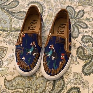 Reba cowgirl sneaker slides from Nashville!